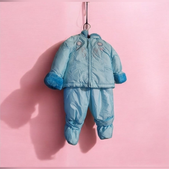 Rothschild Other - Light Teal Puffer Jacket and Pants Set